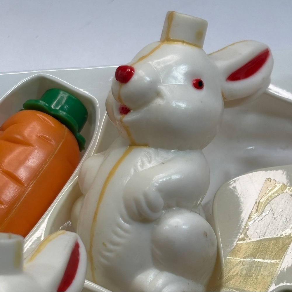 Vintage Carrot N Bunny Lights Blow Mold String Lights Easter - Picture 6 of 14